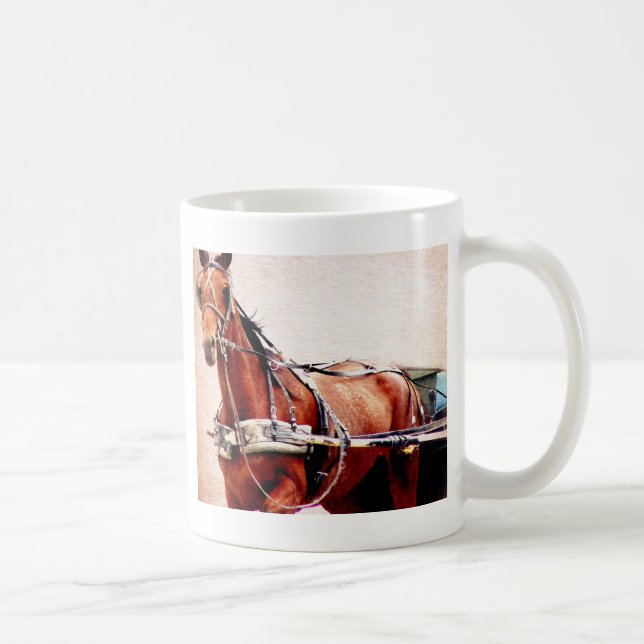 Buggy Horse Coffee Mug (Right)