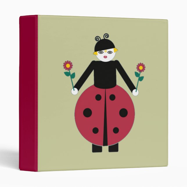 Buggy Martzkins Ladybug Binder (Front/Spine)
