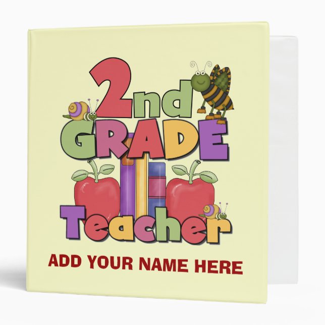 Buggylicious 2nd Grade Teacher Binder (Front/Inside)