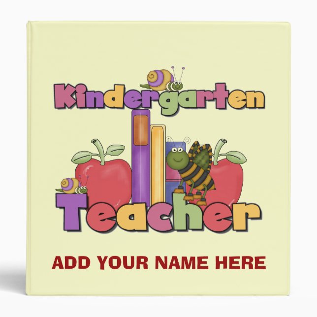 Buggylicious Kindergarten Teacher Binder (Front)
