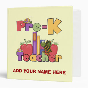 Buggylicious Pre-K Teacher School Binder