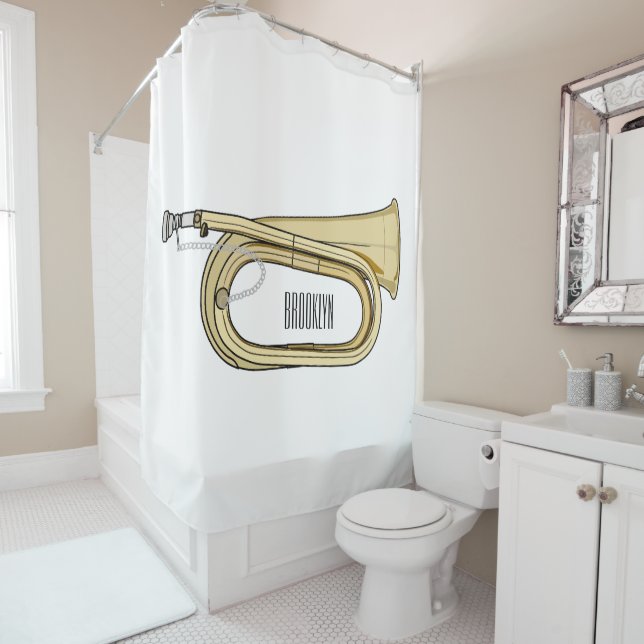 Bugle cartoon illustration  (In Situ)
