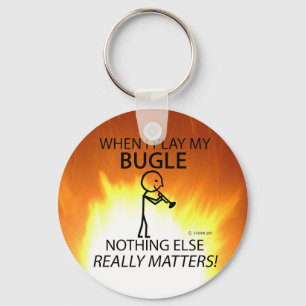 Bugle Nothing Else Matters Keychain