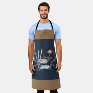Bugling Bull Elk Apron