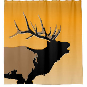Bugling Bull Elk at Sunset Original Wildlife Art