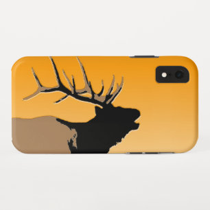 Bugling Elk at Sunset  - Original Wildlife Art iPhone XR Case
