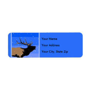 Bugling Elk in Winter  - Original Wildlife Art