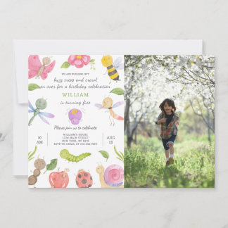 Bugs Anniversaire Invitation Avec Photo