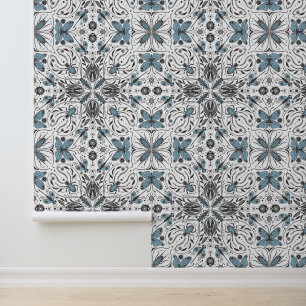 Bugs, black and blue wallpaper