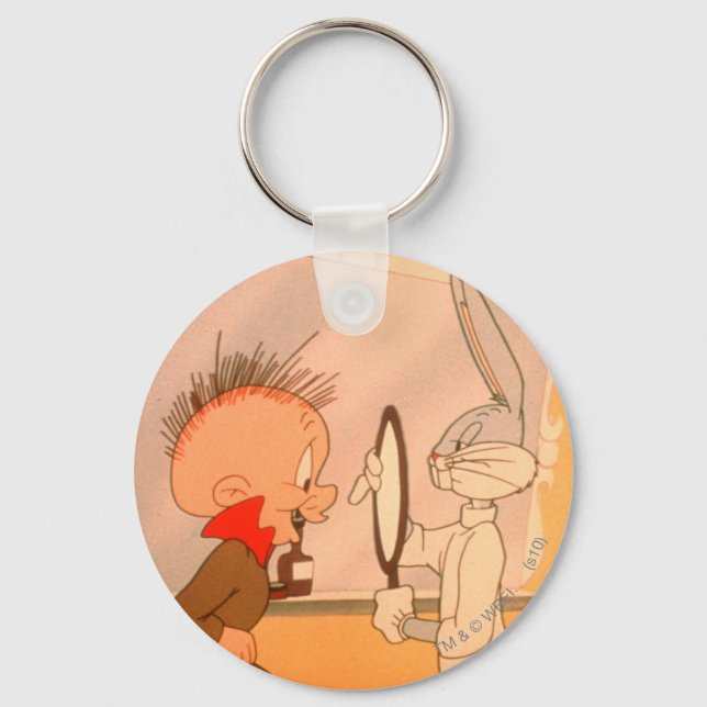 BUGS BUNNY™ and ELMER FUDD™ 2 Keychain (Front)