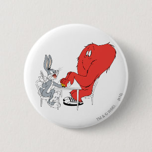 BUGS BUNNY™ and Gossamer 2 2 Inch Round Button