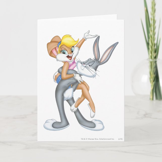 BUGS BUNNY™ and Lola Bunny Card (Front)