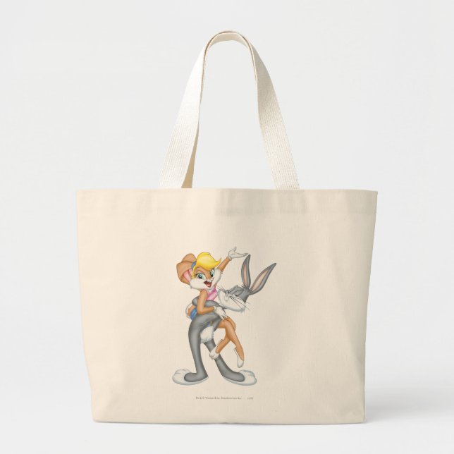 BUGS BUNNY™ and Lola Bunny Large Tote Bag (Front)