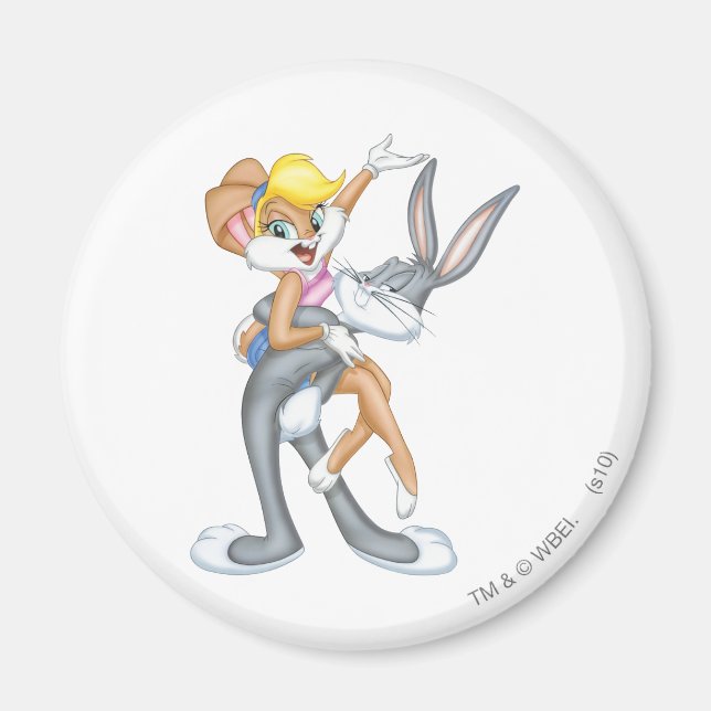 BUGS BUNNY™ and Lola Bunny Magnet (Front)