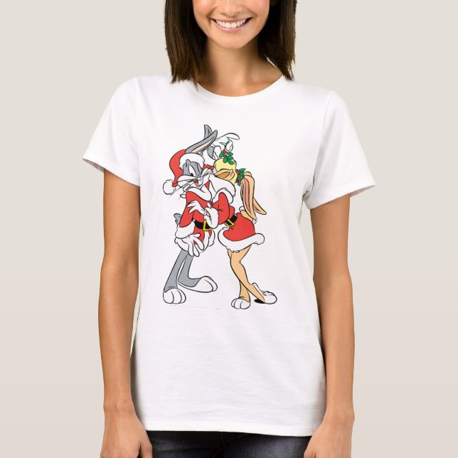 BUGS BUNNY™ and Lola Mistletoe Kiss T-Shirt (Front)
