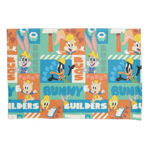 BUGS BUNNY BUILDERS™  Character Grid Pattern Pillowcase