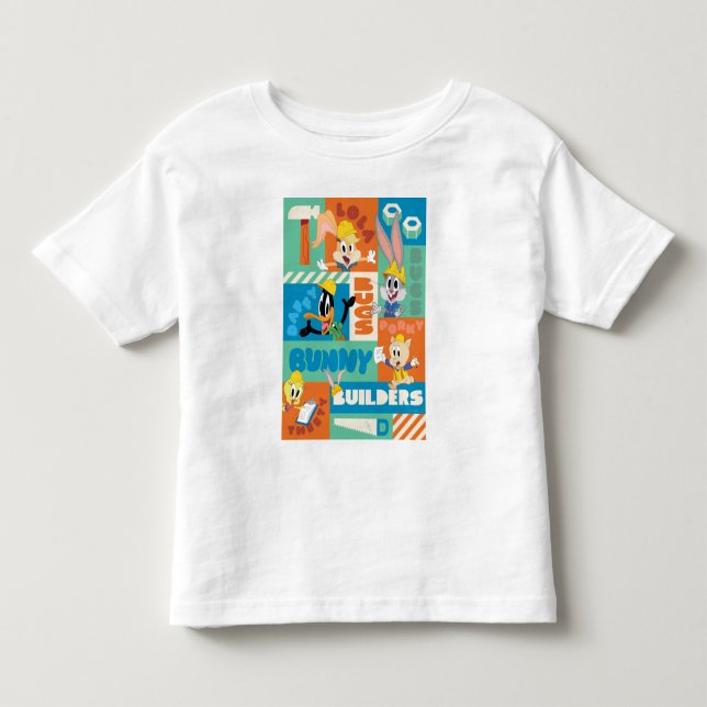 BUGS BUNNY BUILDERS™| Character Grid Pattern Toddler T-shirt (Front)