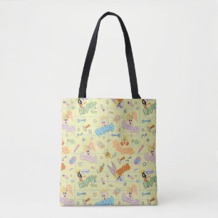 BUGS BUNNY BUILDERS™ Character Sketch Pattern Tote Bag