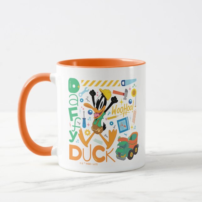 BUGS BUNNY BUILDERS™| DAFFY DUCK™ Work Tools Mug (Left)