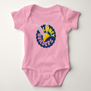 BUGS BUNNY BUILDERS™ Hard Hat Scalloped Logo Baby Bodysuit