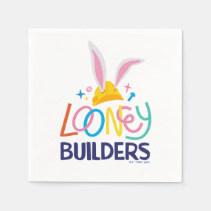 BUGS BUNNY BUILDERS™ Hard Hat Stacked Logo Napkin