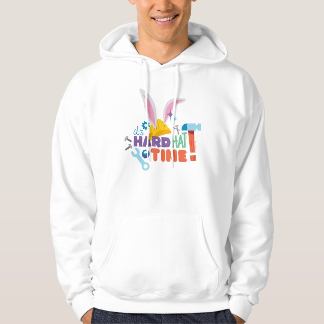 BUGS BUNNY BUILDERS™| It's Hard Hat Time Hoodie (Front)