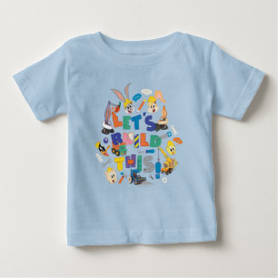 BUGS BUNNY BUILDERS™ "Let's Build This" Collage Baby T-Shirt