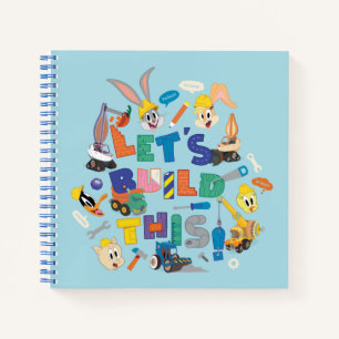 BUGS BUNNY BUILDERS™  "Let's Build This" Collage Notebook