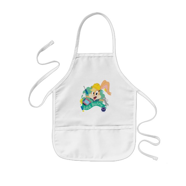 BUGS BUNNY BUILDERS™| Lola Bunny Character Graphic Kids Apron (Front)