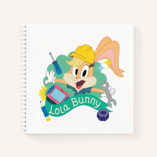 BUGS BUNNY BUILDERS™| Lola Bunny Character Graphic Notebook (Front)