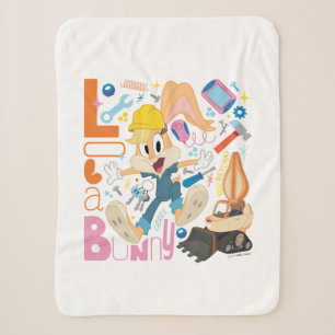 BUGS BUNNY BUILDERS™  Lola Bunny Work Tools Sherpa Blanket