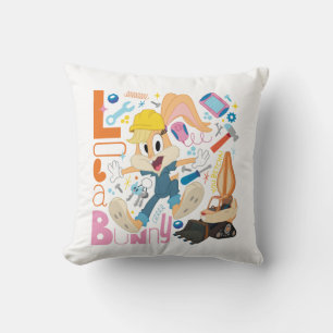 BUGS BUNNY BUILDERS™  Lola Bunny Work Tools Throw Pillow