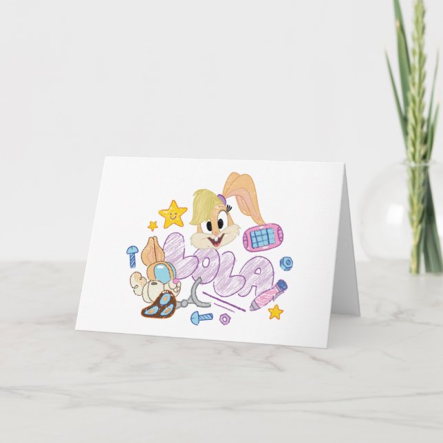 BUGS BUNNY BUILDERS™| Lola Sketch Art Card (Front)