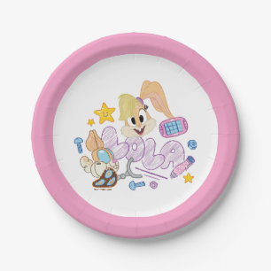 BUGS BUNNY BUILDERS™  Lola Sketch Art Paper Plate