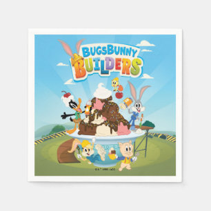 BUGS BUNNY BUILDERS™ Looney Builders Ice Cream Napkin