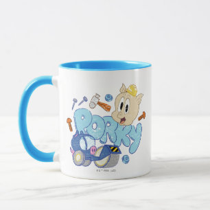 BUGS BUNNY BUILDERS™  Porky Sketch Art Mug