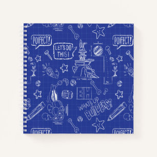 BUGS BUNNY BUILDERS™  Sketch Blueprint Pattern Notebook