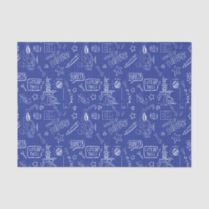 BUGS BUNNY BUILDERS™  Sketch Blueprint Pattern Tissue Paper