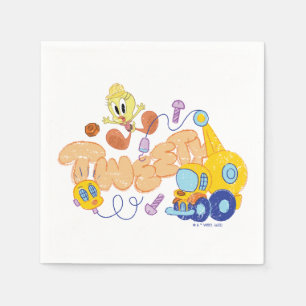 BUGS BUNNY BUILDERS™  TWEETY™ Sketch Art Napkin