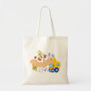 BUGS BUNNY BUILDERS™  TWEETY™ Sketch Art Tote Bag