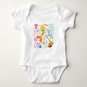 BUGS BUNNY BUILDERS™  TWEETY™ Work Tools Baby Bodysuit