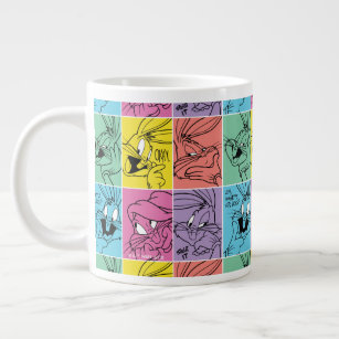 BUGS BUNNY™ Colour Block Expressions Large Coffee Mug