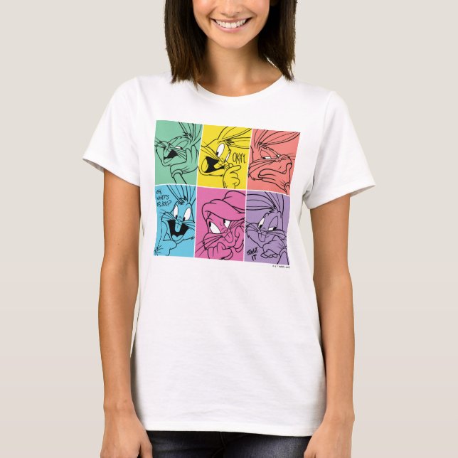 BUGS BUNNY™ Colour Block Expressions T-Shirt (Front)