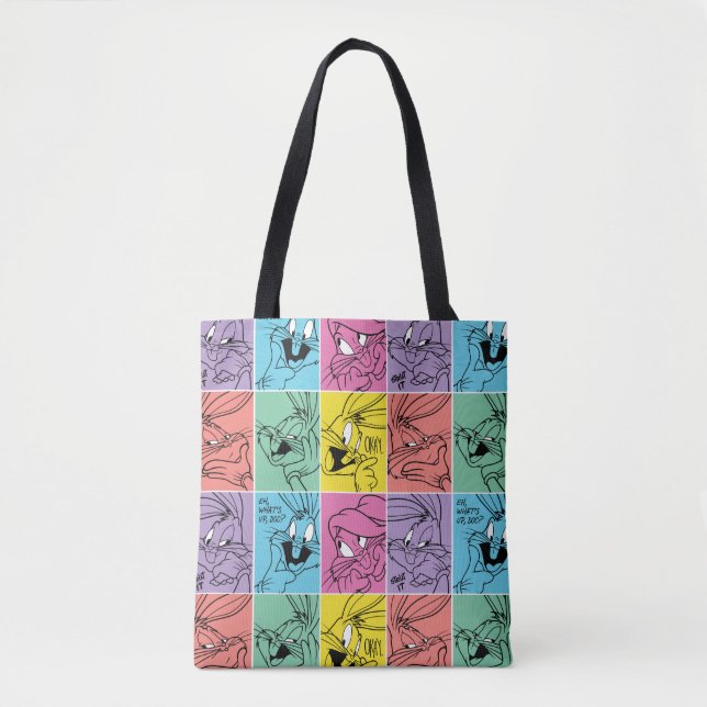 BUGS BUNNY™ Colour Block Expressions Tote Bag (Front)