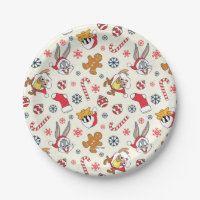 BUGS BUNNY™, DAFFY DUCK™ & Lola Christmas Pattern