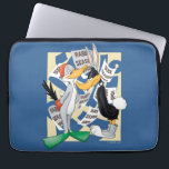 BUGS BUNNY™ & DAFFY DUCK™ Ready For Hunting Season Laptop Sleeve<br><div class="desc">Check out BUGS BUNNY™ dressed as a duck and DAFFY DUCK™ dressed as a rabbit, surrounded by various "Rabbit Season Open" and "Duck Season Open" posters falling around them.</div>