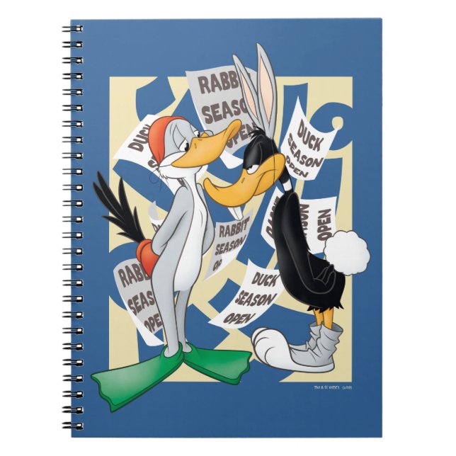 BUGS BUNNY™ & DAFFY DUCK™ Ready For Hunting Season Notebook (Front)