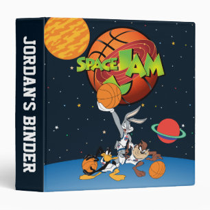 BUGS BUNNY™, DAFFY DUCK™, & TAZ™ SPACE JAM™ Logo Binder