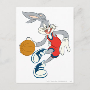 BUGS BUNNY™ Dribbling Through The Competition Postcard