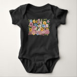 BUGS BUNNY™ Floral Embroidery Graphic Baby Bodysuit<br><div class="desc">Check out BUGS BUNNY™ surrounded by flowers in this embroidery style graphic! Wear on a fun graphic tee,  grab on a cozy blanket,  or tote bag! Shop this design on even more custom Zazzle gifts!</div>